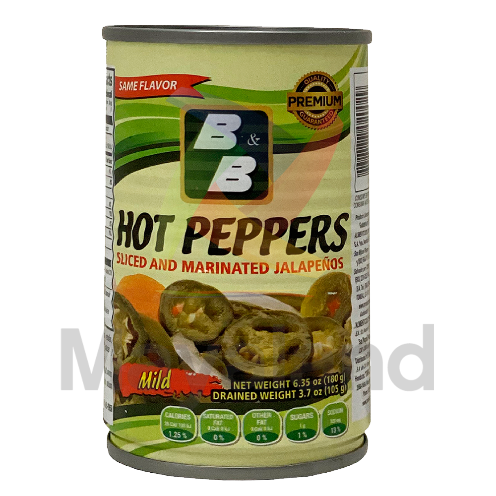 B&B Jalapeño Semipicante 48 X 5.5 Oz - Mayaland LLC